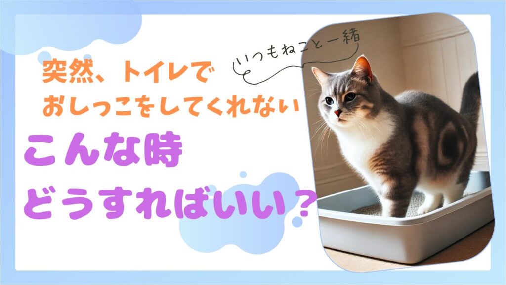 猫が突然トイレ以外で尿をしてしまった！こんな時どうする？